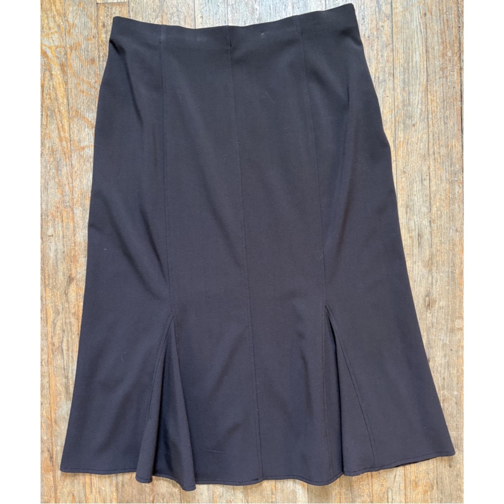 Vintage Skirtology Brown Midi Skirt ~ sz 14